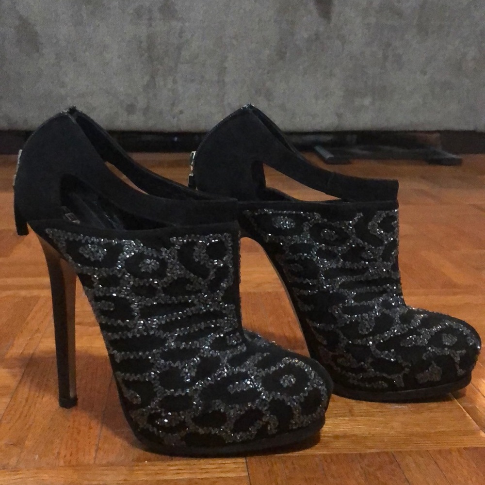 Embellished Fendi Heel Booties